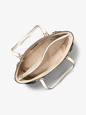 Bolso tote Voyager grande de cuero saffiano