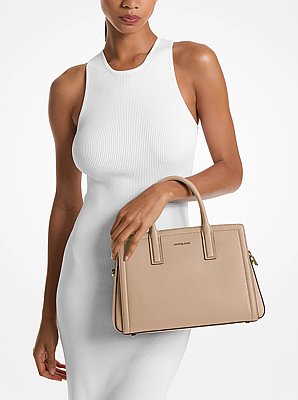 Laila Medium Leather Satchel