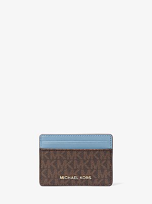 Jet Set Signature Logo Card Case
