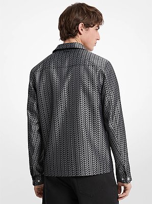 Jacke aus Jacquard mit MK2000-Logomuster