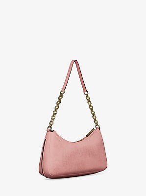 Pochette Nolita Medium aus Nubuk mit Kette