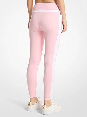 Legging en tricot extensible &agrave; taille haute