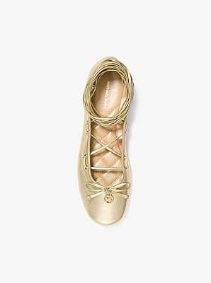 Shae Flex Metallic Leather Ballet Flat