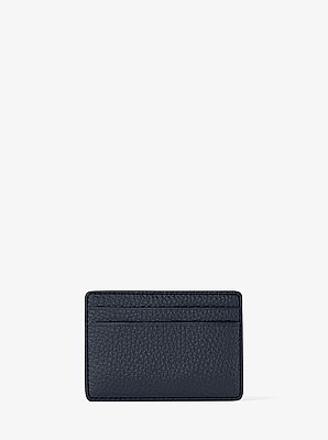 Pebbled Leather Card Case