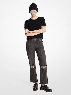 Jeans im Used-Look