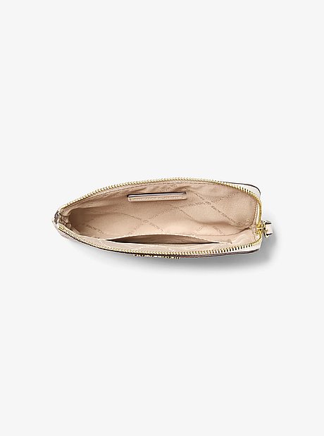 Jet Set Travel Small Printed Signature Logo Wristlet