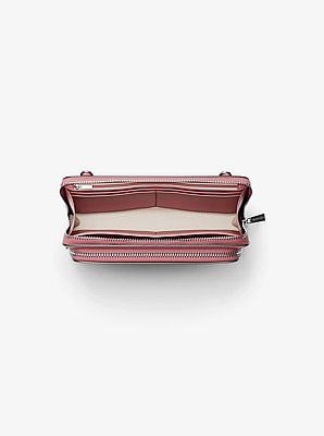 Jet Set Large Pebbled Leather Crossbody Bag