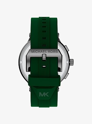 Oversized Billie Gunmetal and Silicone Watch