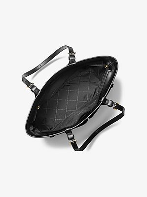 Bolso tote Jet Set mediano con logotipo y bolsillo