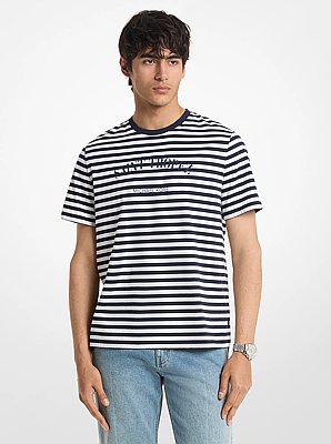 Provence Striped Cotton Jersey T-Shirt