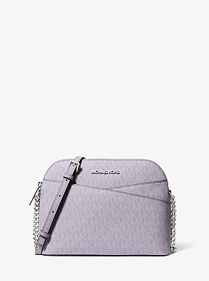 Jet Set Travel Medium Logo Dome Crossbody Bag