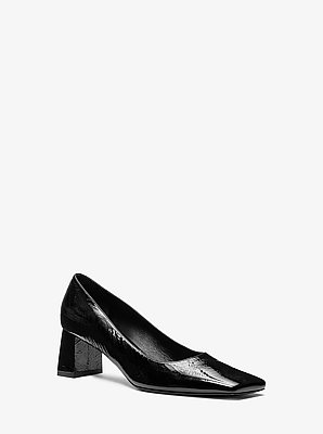 Zapato de tac&oacute;n Maria de piel