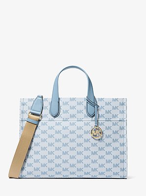Gigi Large Logo Jacquard Tote Bag