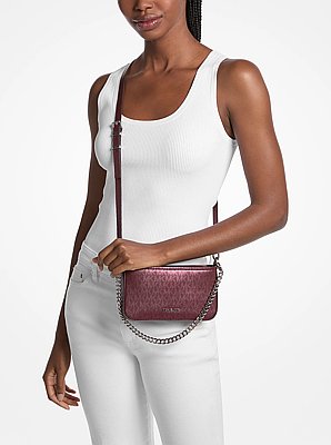 Bryant Small Metallic Signature Logo Convertible Pochette