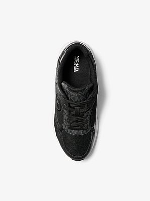 Sneaker Samira van gemengd materiaal