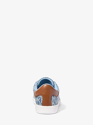 Sammy Signature Logo Print Denim Sneaker