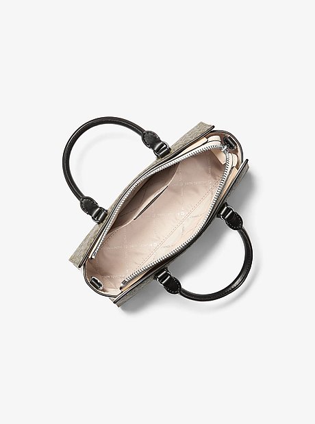 Bolso messenger Arden peque&ntilde;o con logotipo exclusivo y bloques de color