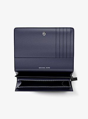 Cartera Jet Set grande de piel granulada