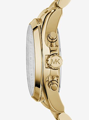 Reloj Bradshaw oversize en tono dorado