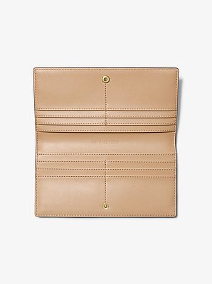 Carson Large Metallic Signature Logo Wallet
