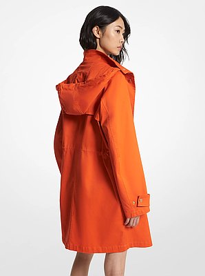 Stretch Cotton Chain Cord Anorak