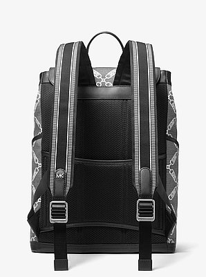 Sac &agrave; dos Hudson en jacquard &agrave; logo Empire