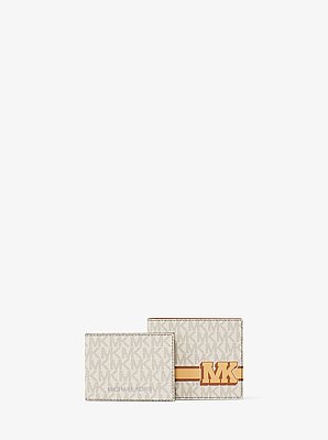 Cooper Striped Signature Logo Billfold Wallet With Passcase