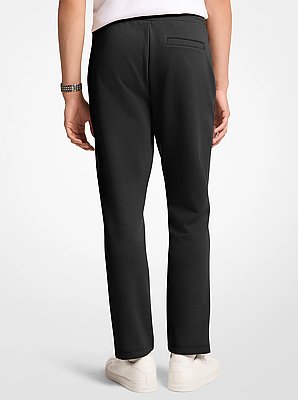 Pantalon de jogging en m&eacute;lange de coton &agrave; logo