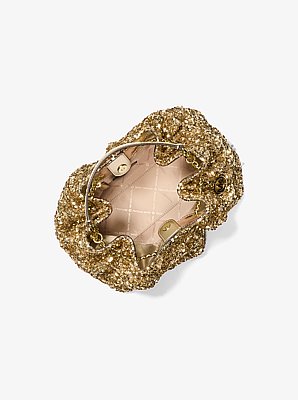 Mina Small Sequin Embellished Convertible Pochette