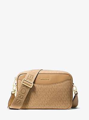 Bev Large Signature Logo Crossbody Bag
