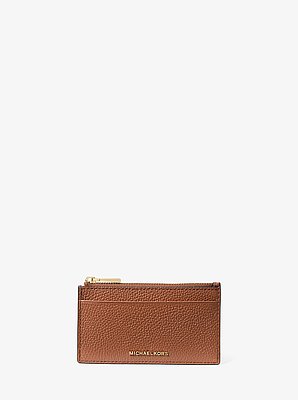 Jet Set Small Pebbled Leather Card Case