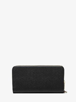 Jet Set Travel Large Saffiano Leather Wristlet
