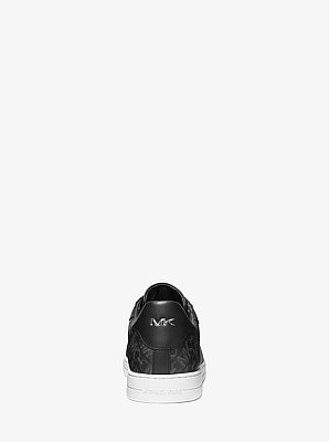 Espadrille Keating en cuir &agrave; motif de serpent et &agrave; logo signature Empire