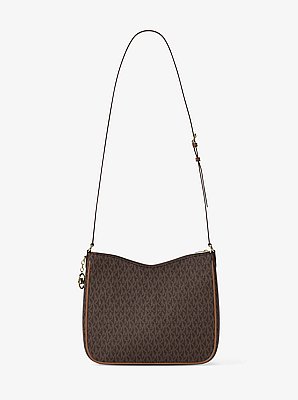 Sac messager Nayla de taille moyenne &agrave; logo Signature