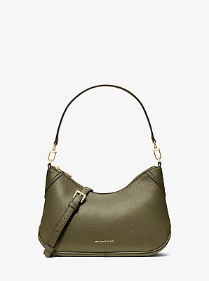 Bandolera Jet Set mediana convertible de piel