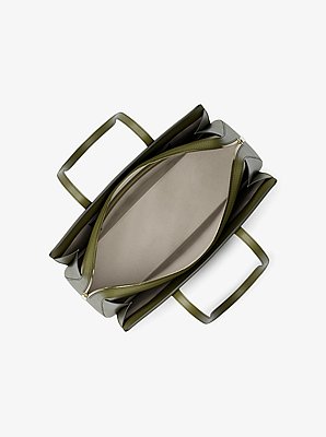 Laila Medium Leather Tote Bag image number 1