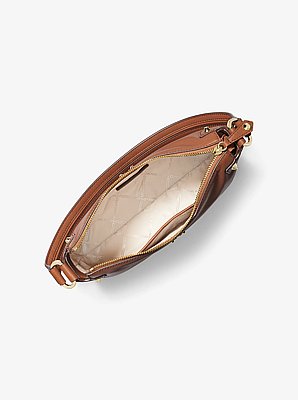 Bolso de hombro Astor grande de piel con tachuelas