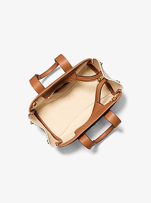 Borsa a tracolla Romee extra small con stampa logo