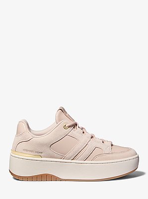 Sneaker Ryder in pelle con plateau