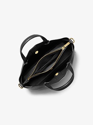 Carson Small Pebbled Leather Satchel