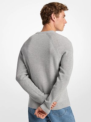 Wool Blend Crewneck Sweater