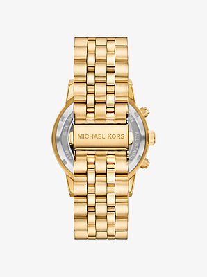 Oversized Hutton Gold-Tone Watch