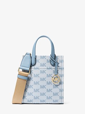 Gigi Extra-Small Logo Jacquard Crossbody Bag