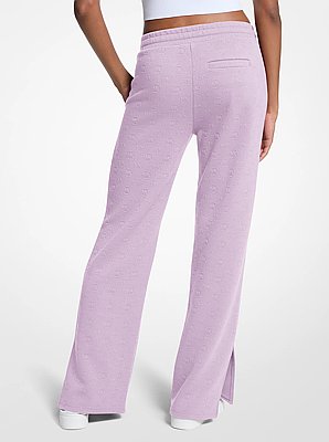 Logo Jacquard Knit Pants