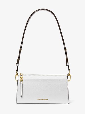 Empire Large Leather Convertible Crossbody Bag