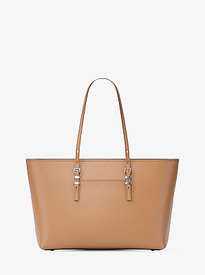 Quinn Large Pebbled Leather Tote Bag