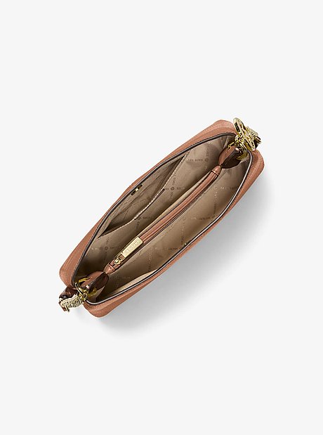 Christina Small Pebbled Leather Crossbody Bag