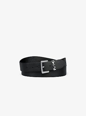 Pebbled Leather Belt