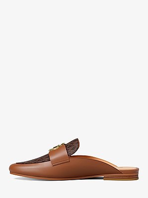 Mckenzie Logo and Leather Mule