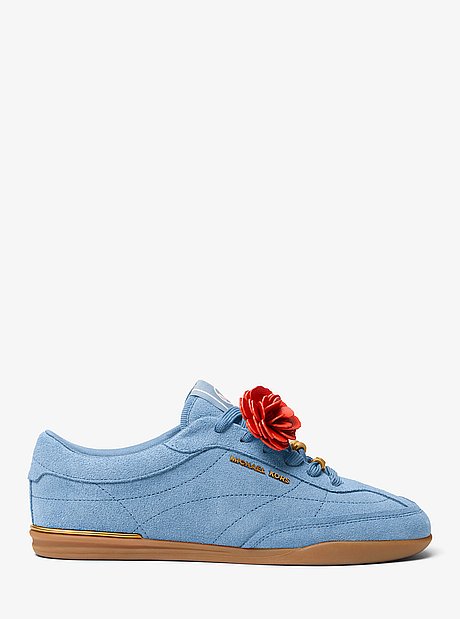 Nolan Embellished Suede Sneaker